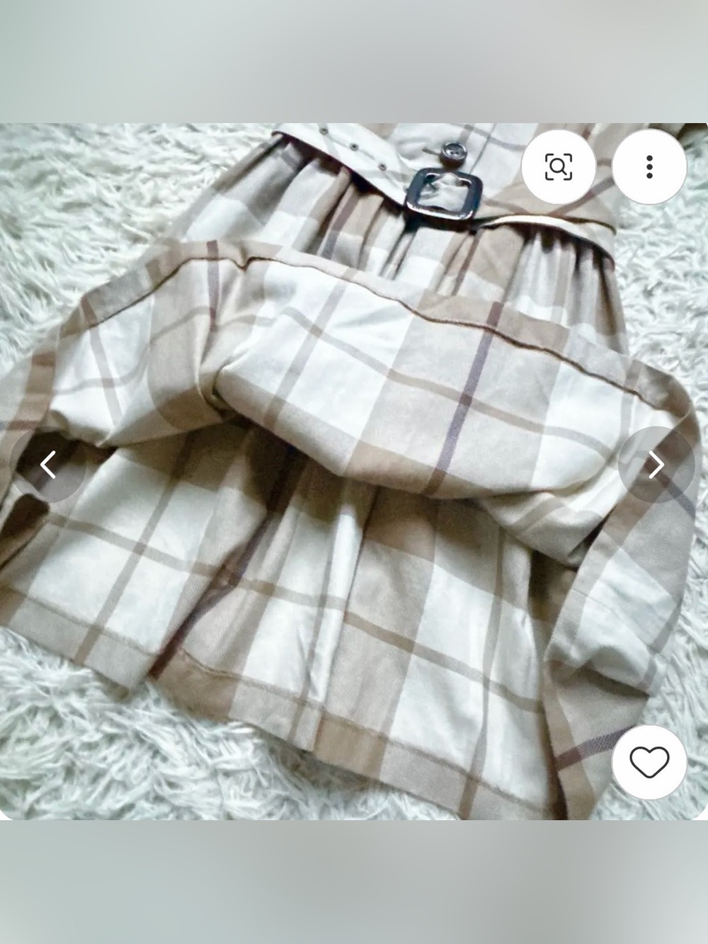 Rare Burberry Nova Check Dress w/Belt - Size EU38/US 6 Like New - Picture 5 of 10